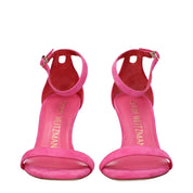 Fuchsia mocka sandaler med stilettklack - Stuart Weitzman