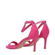 Fuchsia mocka sandaler med stilettklack - Stuart Weitzman