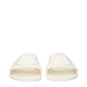 White Cotton Slippers