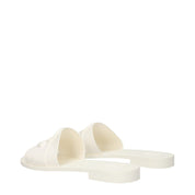 White Cotton Slippers