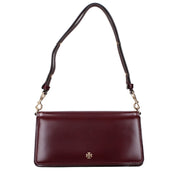 Red Patent Leather Shoulder Bag with Logo