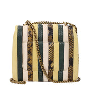 Yellow Leather Shoulder Bag