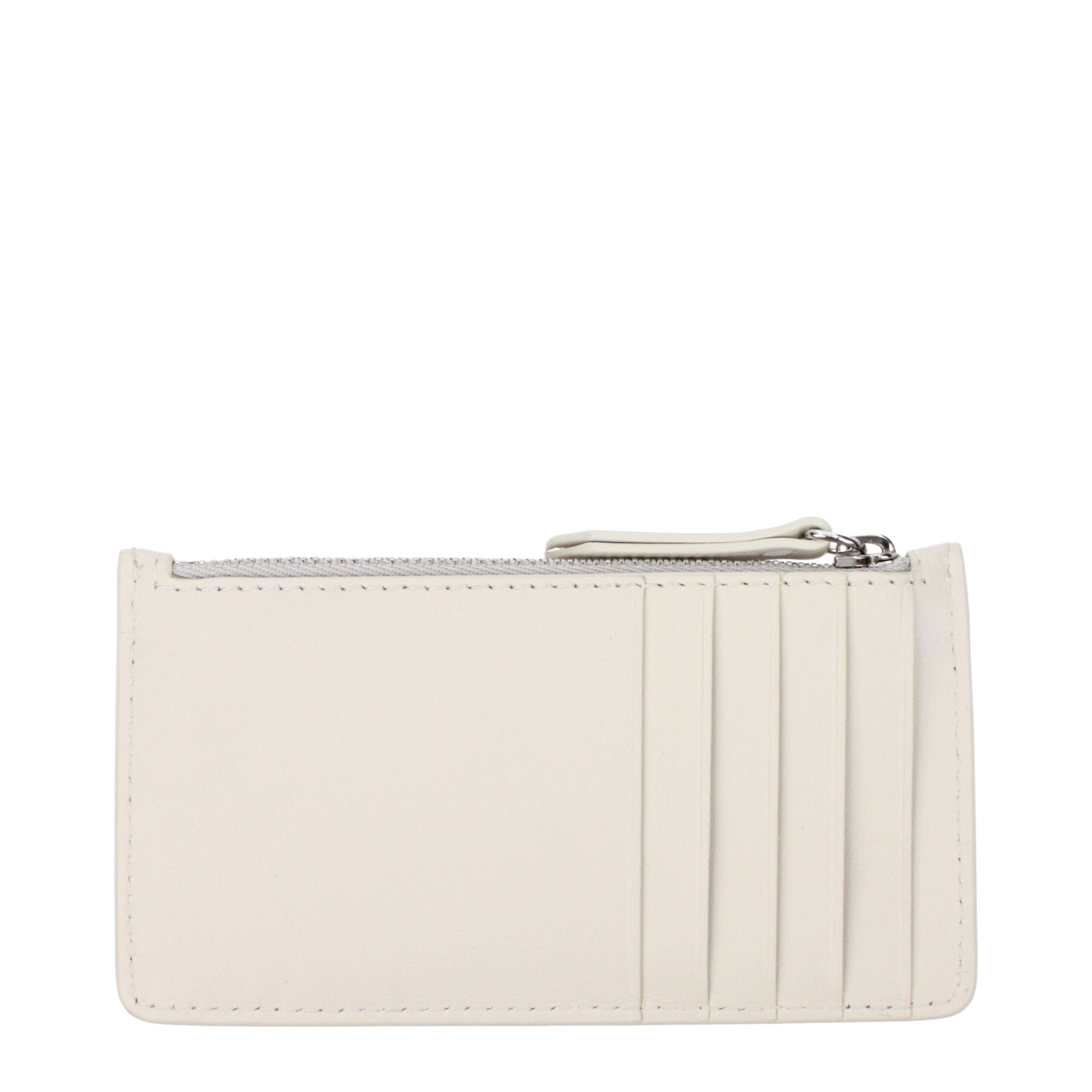 Maison Margiela Beige Leather Coin Purse
