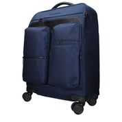 Piquadro Blue Fabric Trolley