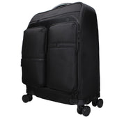 Piquadro Black Fabric Trolley