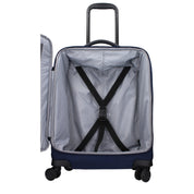 Piquadro Blue Fabric Trolley