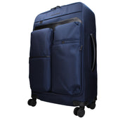 Piquadro Blue Fabric Trolley