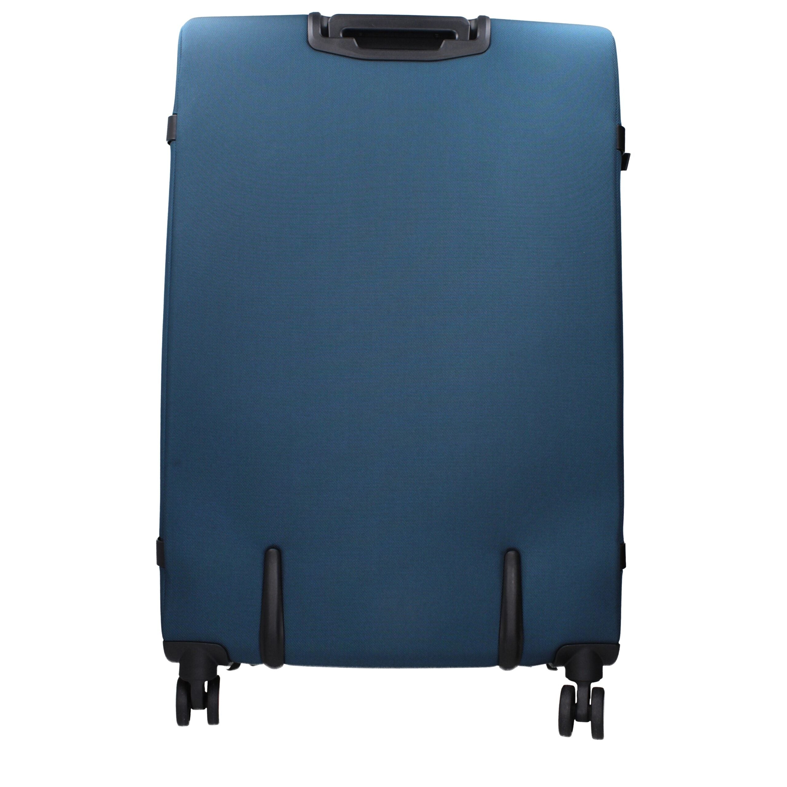 Piquadro Blue Fabric Trolley