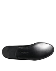 Dolce & Gabbana Black Velvet Loafers