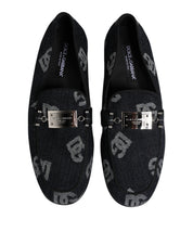 Dolce & Gabbana Blue Cotton Loafers
