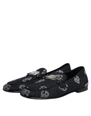 Dolce & Gabbana Blue Cotton Loafers