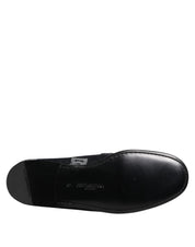 Dolce & Gabbana Blue Cotton Loafers