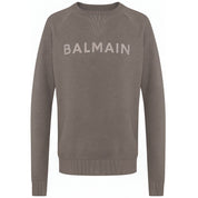 Gray Cotton Men Sweater