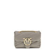 Gray Calf Leather Bos Taurus Shoulder Bag