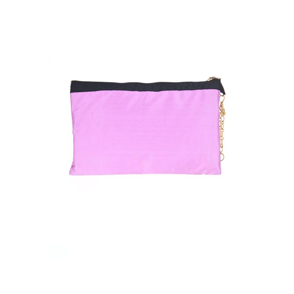 Patrizia Pepe Viola Seta Clutch