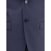 Blue Wool Two-Piece Suit