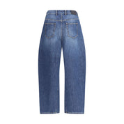 Blue Cotton Relaxed Fit Jeans