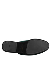 Dolce & Gabbana Green Velvet Slippers