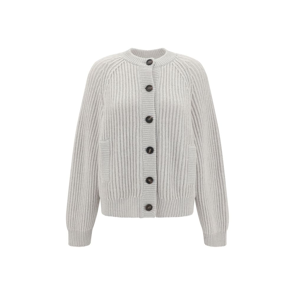 White Cashmere Cardigan