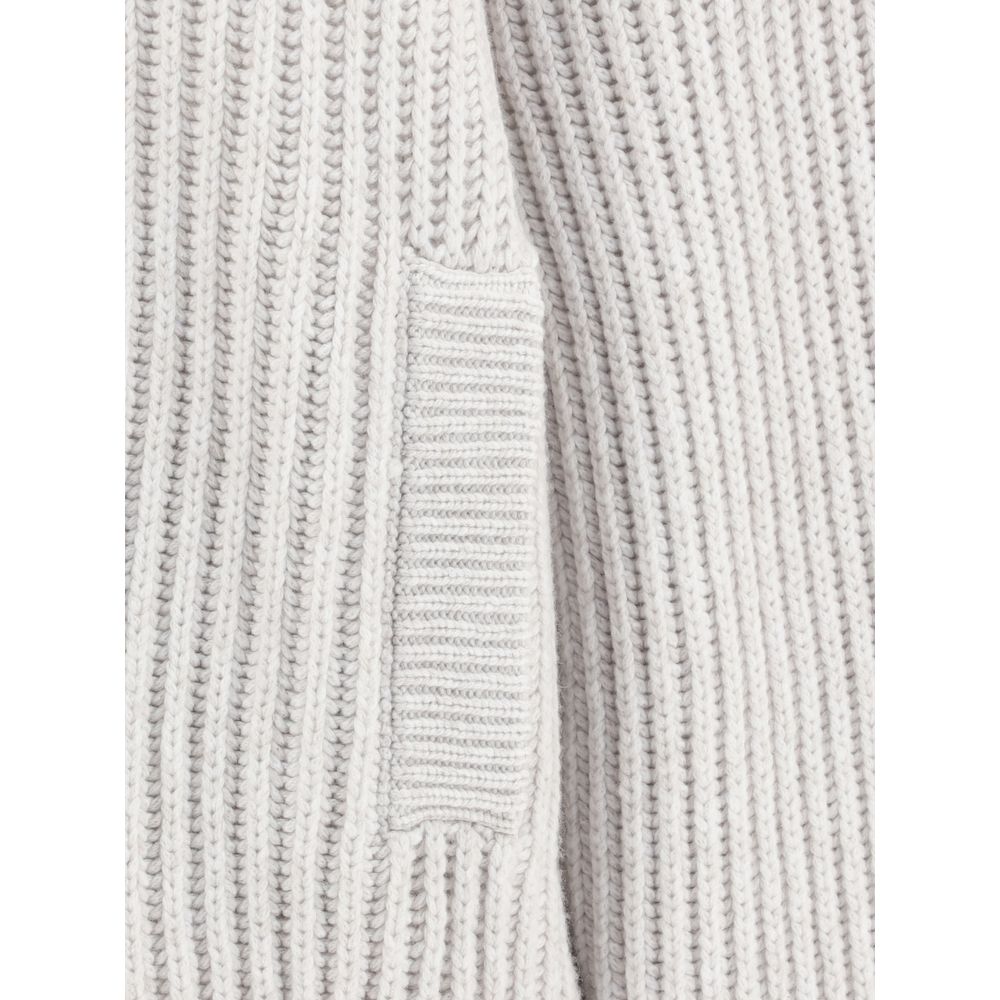 White Cashmere Cardigan