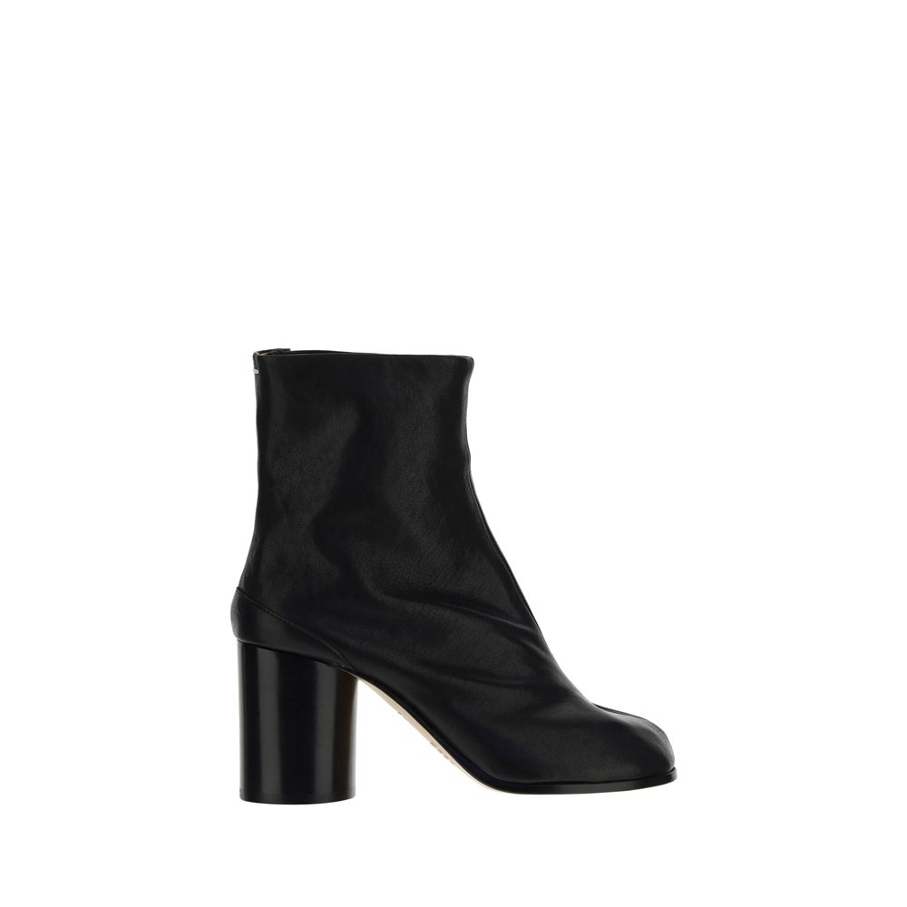 Maison Margiela Black Lamb Leather Ankle Boots