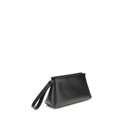 Black Calf Leather Bos Taurus Clutch Bag