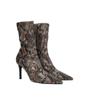 Brown Leather Ankle Boots