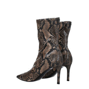 Brown Leather Ankle Boots