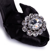Black Goatskin Sandal
