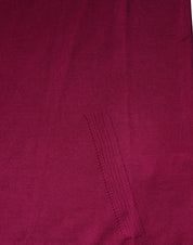 Fuchsia Wool Long Sleeves Turtleneck Sweater