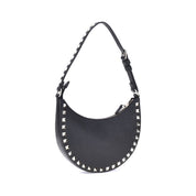 Black Calf Leather Bos Taurus Shoulder Bag
