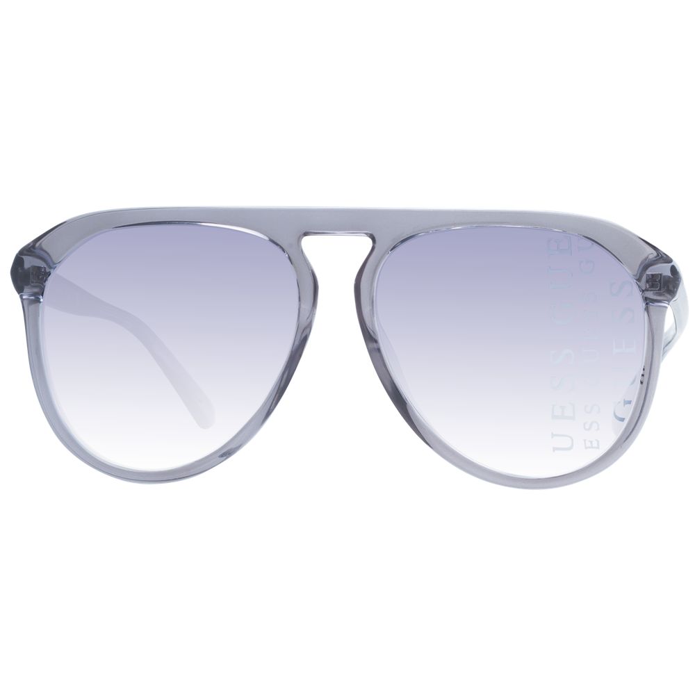 Guess Grey Plastic Aviator Sunglasses