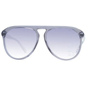 Guess Grey Plastic Aviator Sunglasses