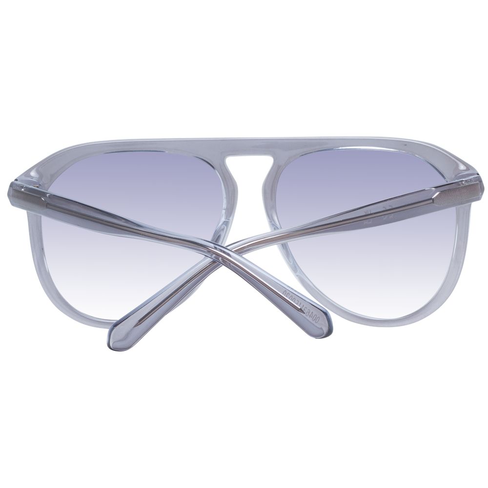 Guess Grey Plastic Aviator Sunglasses
