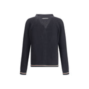 Black Cotton Cardigan