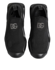 Black Slip On Wave Low Top Men Sneaker Shoes