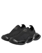Black Slip On Wave Low Top Men Sneaker Shoes