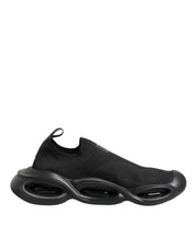 Black Slip On Wave Low Top Men Sneaker Shoes