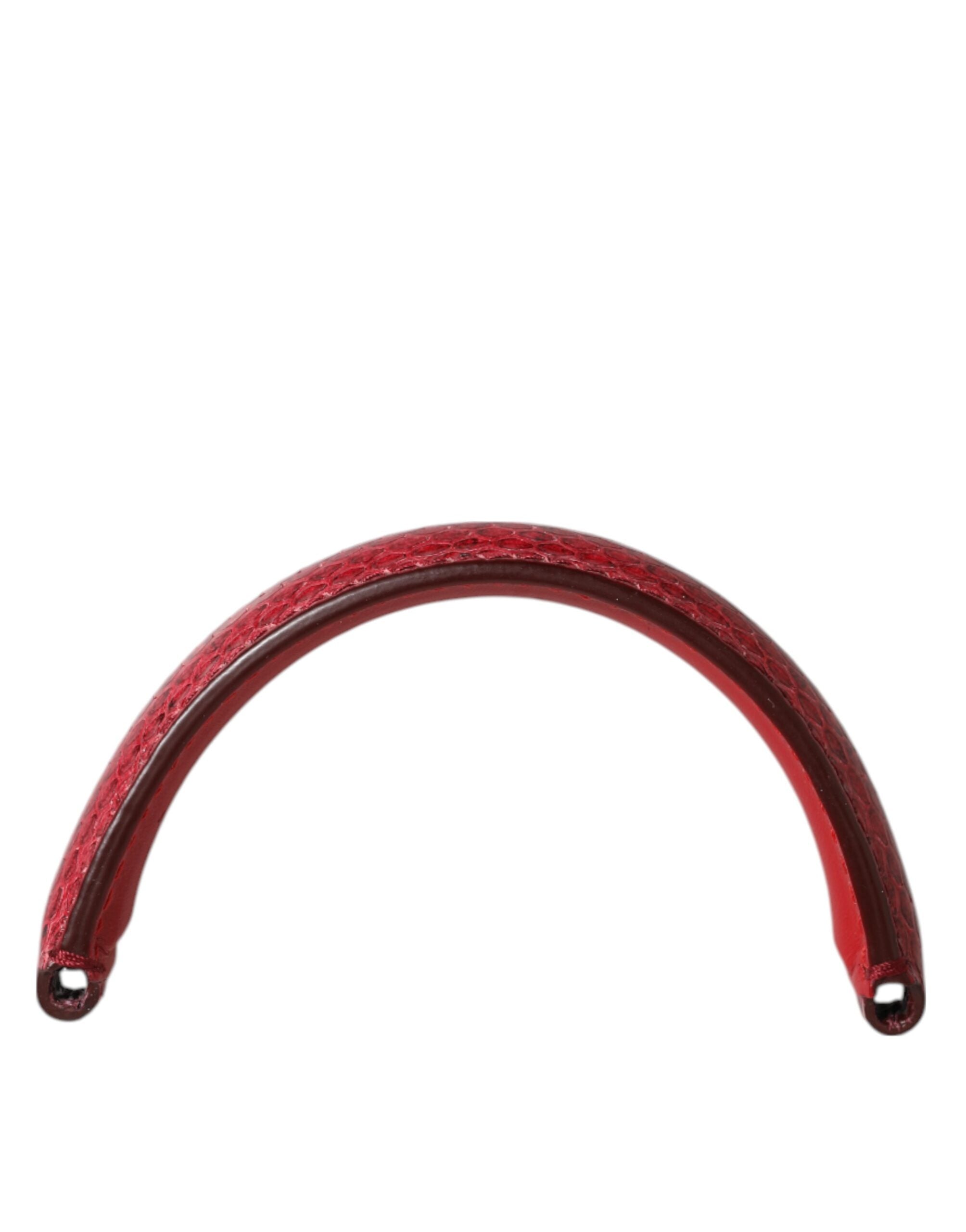 Dolce & Gabbana Red Ayers Leather Shoulder Strap