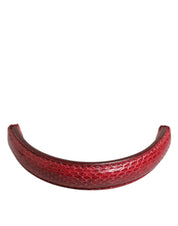 Dolce & Gabbana Red Ayers Leather Shoulder Strap