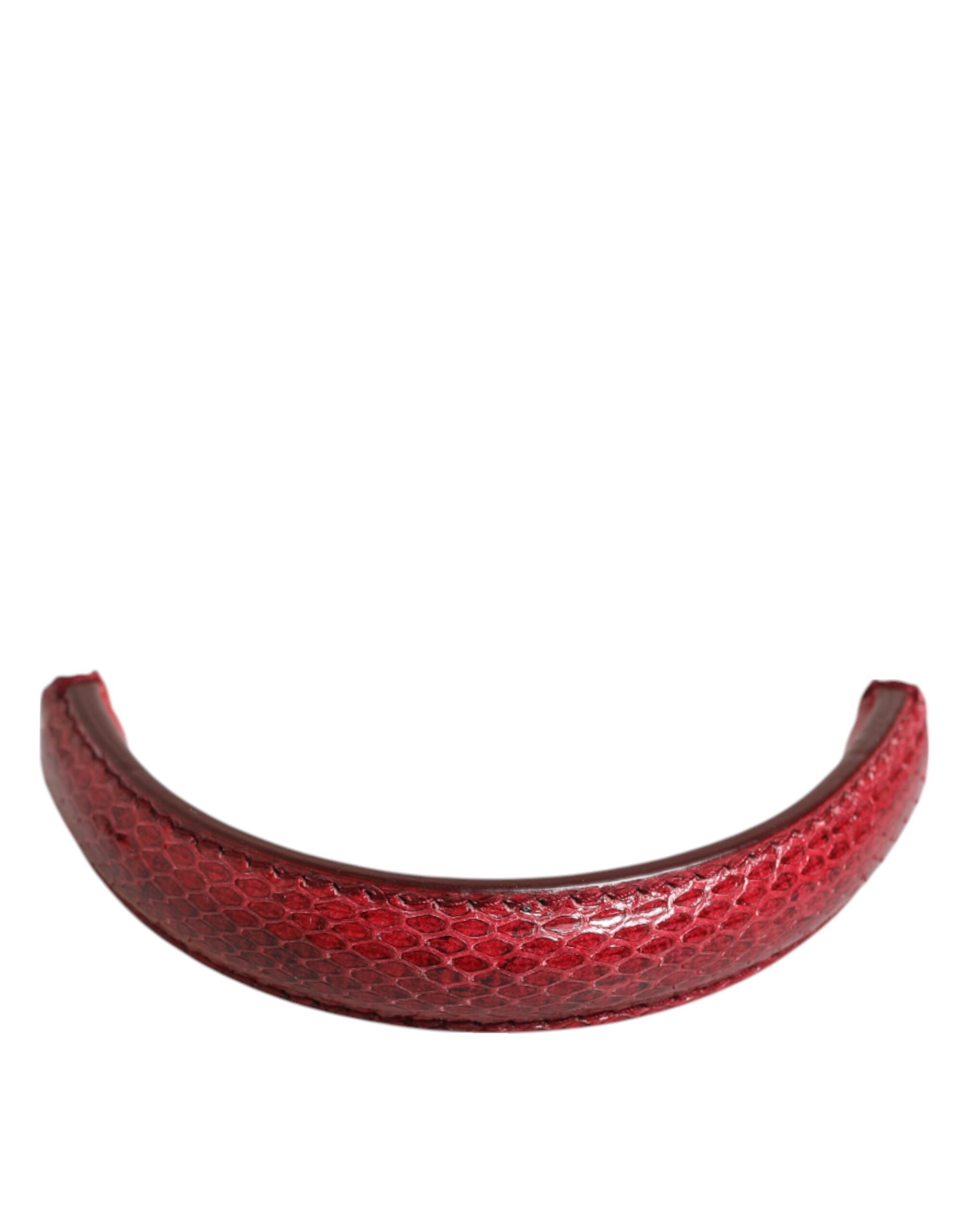Dolce & Gabbana Red Ayers Leather Shoulder Strap