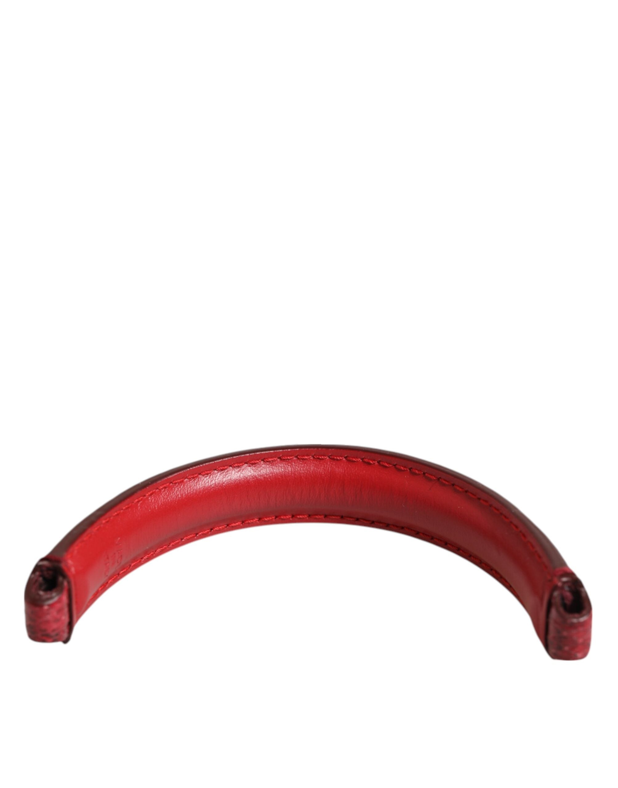 Dolce & Gabbana Red Ayers Leather Shoulder Strap