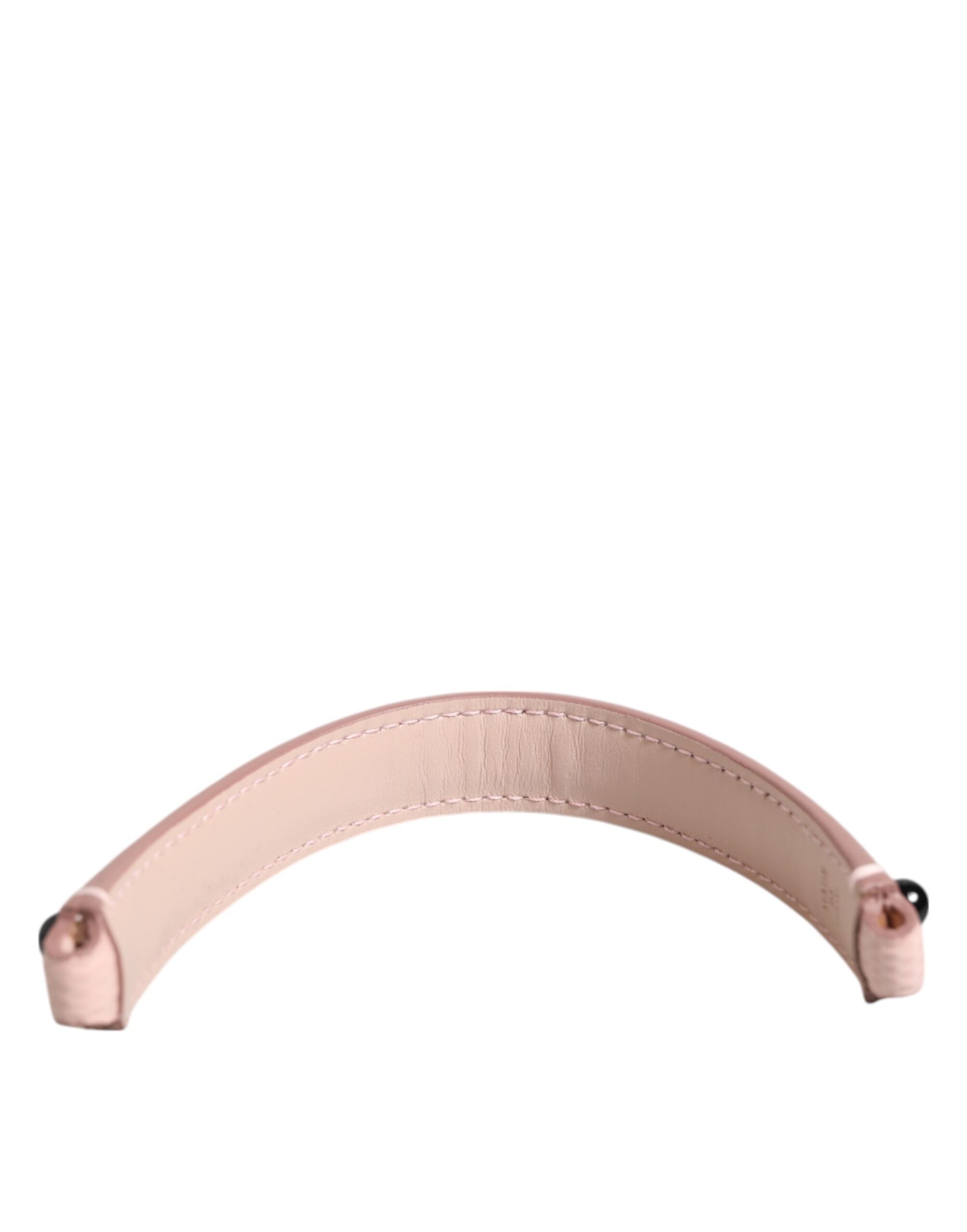 Dolce & Gabbana Light Pink Calf Leather Shoulder Strap