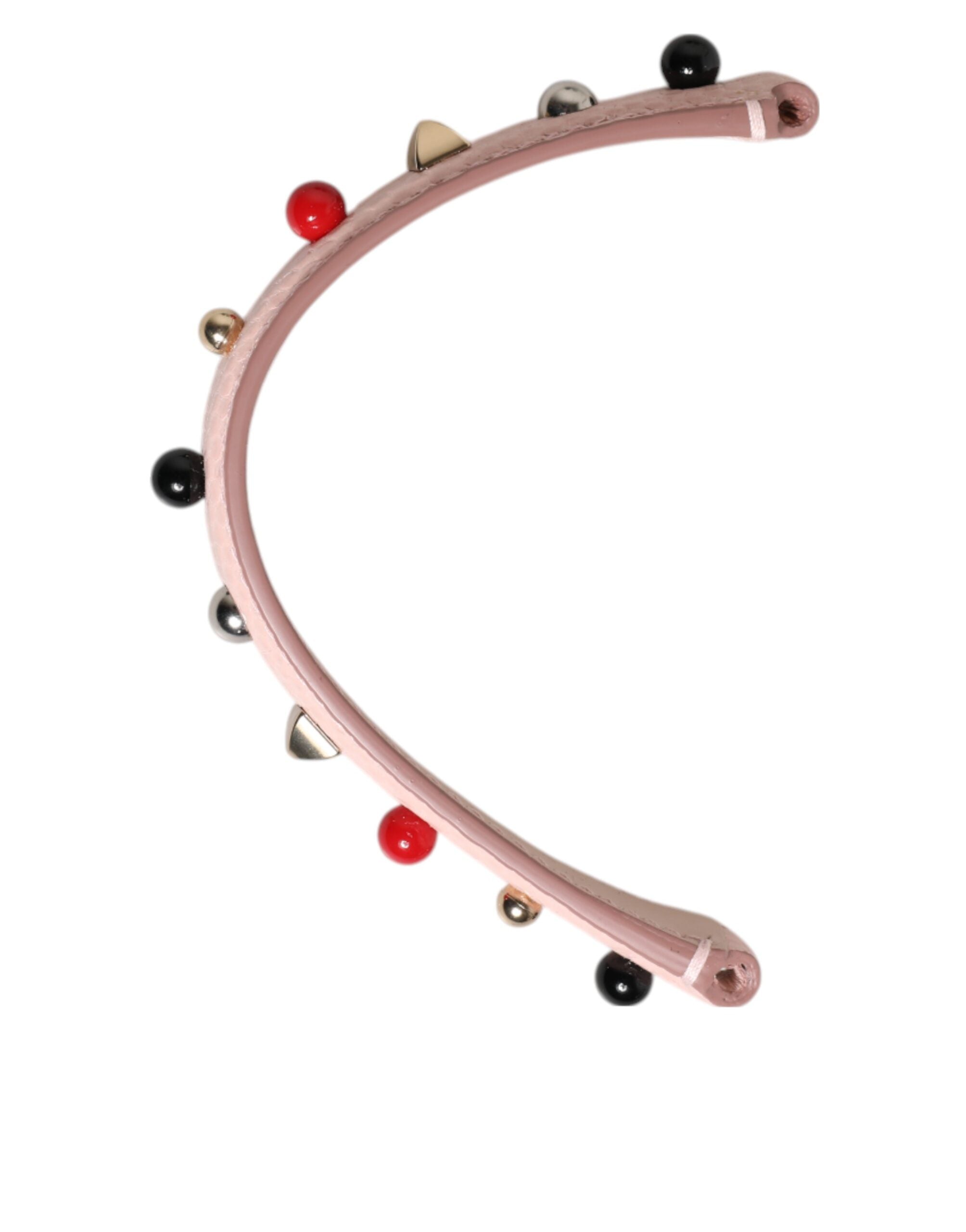 Dolce & Gabbana Light Pink Calf Leather Shoulder Strap
