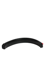 Dolce & Gabbana Black Calf Leather Shoulder Strap