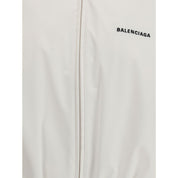 White Polyester Shell Jacket