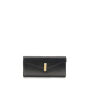 Black Leather Clutch Bag