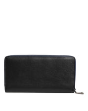 Black Blue Exotic Leather Men Continental Clutch Wallet
