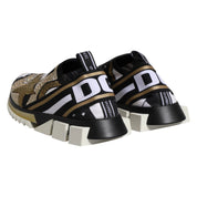 Dolce & Gabbana Multicolor Technical Fabric Low Top Sneakers