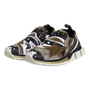 Dolce & Gabbana Multicolor Technical Fabric Low Top Sneakers